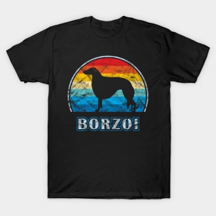 Borzoi Vintage Design Dog T-Shirt